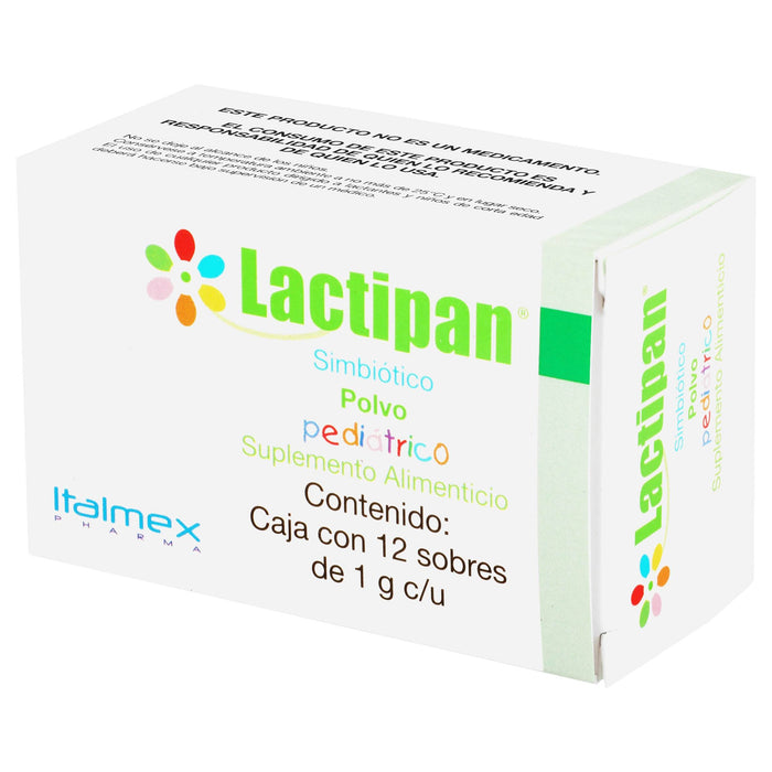 Lactipan Pediatrico Polvo Sobres 1G Con 12 (Simbiotico) - WeCare Pharma