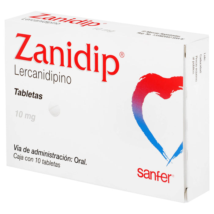 Zanidip (Lecarnidipino) Tabletas 10Mg Con 10 - WeCare Pharma