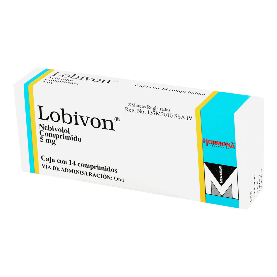 Lobivon 5Mg Con 14 Comprimidos (Nebivolol) 3 - 7501385494901