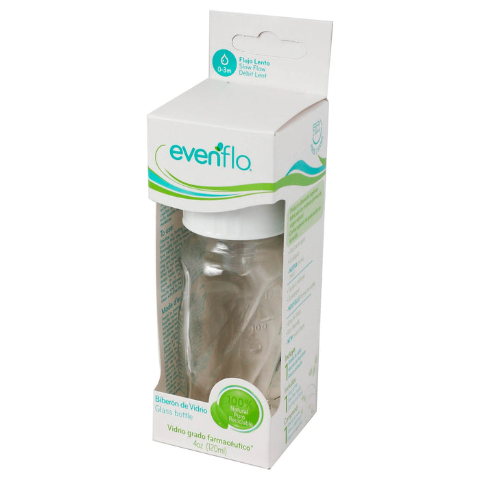 Biberon Vidrio 4Oz Evenflo - WeCare Pharma