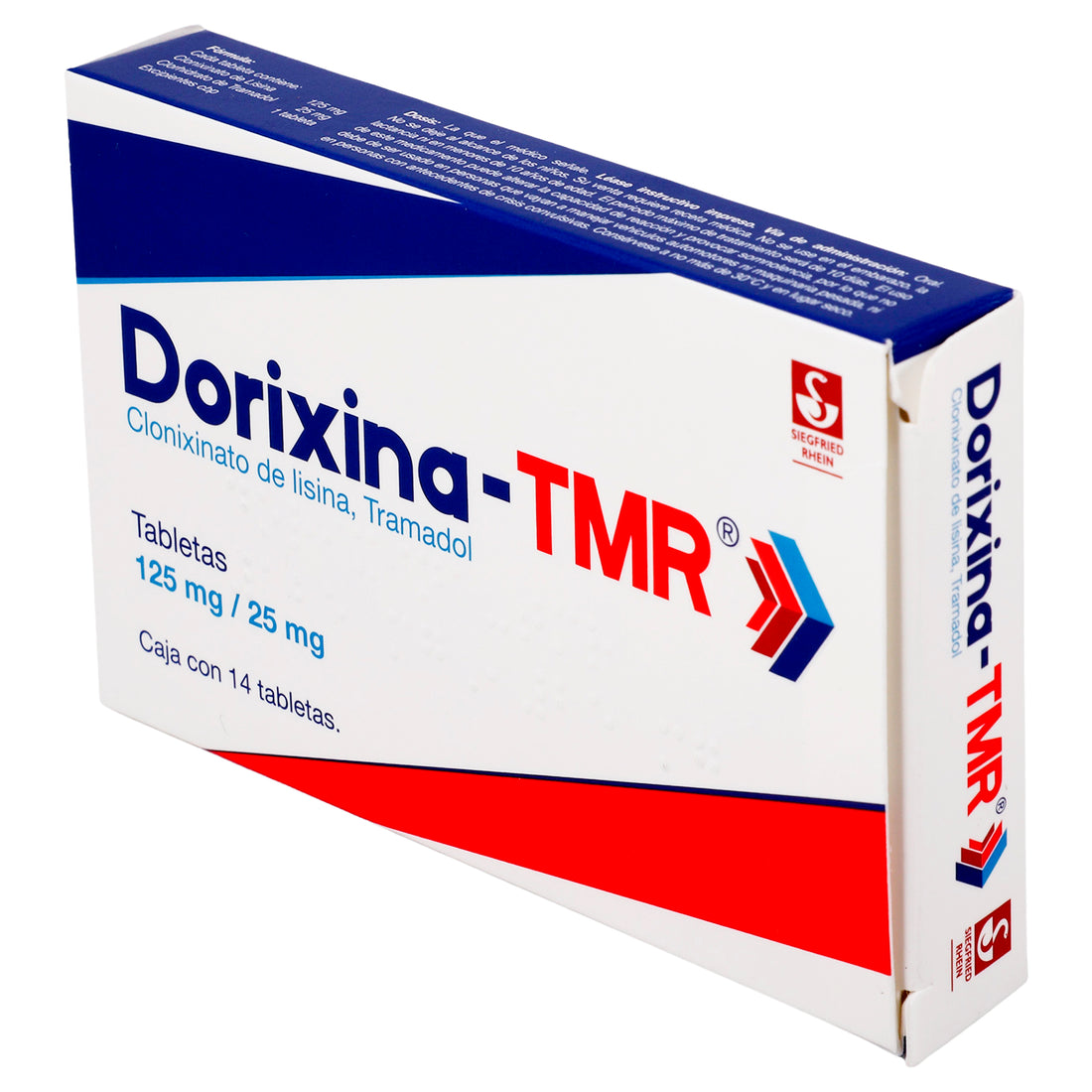 Dorixina-Tmr 125Mg/25Mg Con 14 Tabletas (Clorixinato De Lisina/Tramadol) 3 - 7501300420237