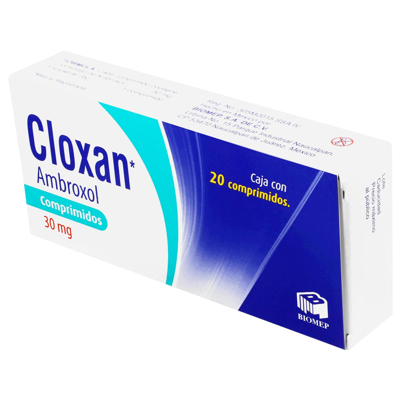 Cloxan 30Mg Con 20 Tabletas (Ambroxol) - WeCare Pharma