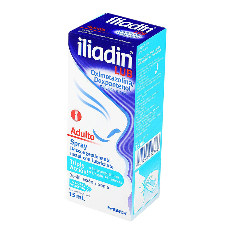 Iliadin Lubricante Ad Spray 0.05% 15Ml (Oximetazolina/Dexpantenol) - WeCare Pharma