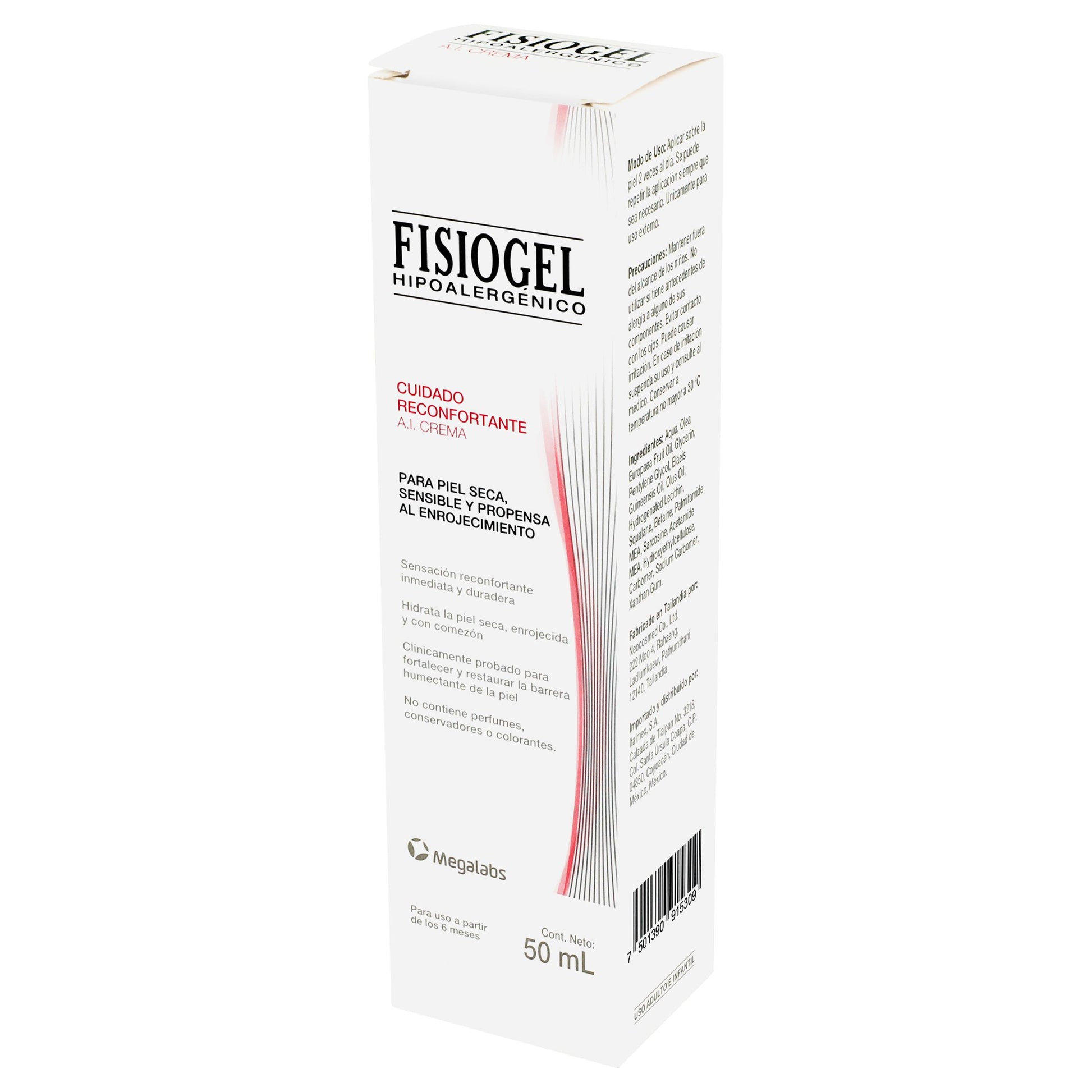 Fisiogel A I Hipoalergenica Reconstructora 50Ml 3 - 7501390915309