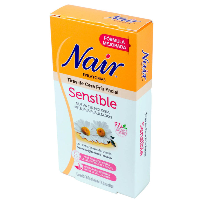 Tira De Cera Fria Facial Nair Con 36 - WeCare Pharma