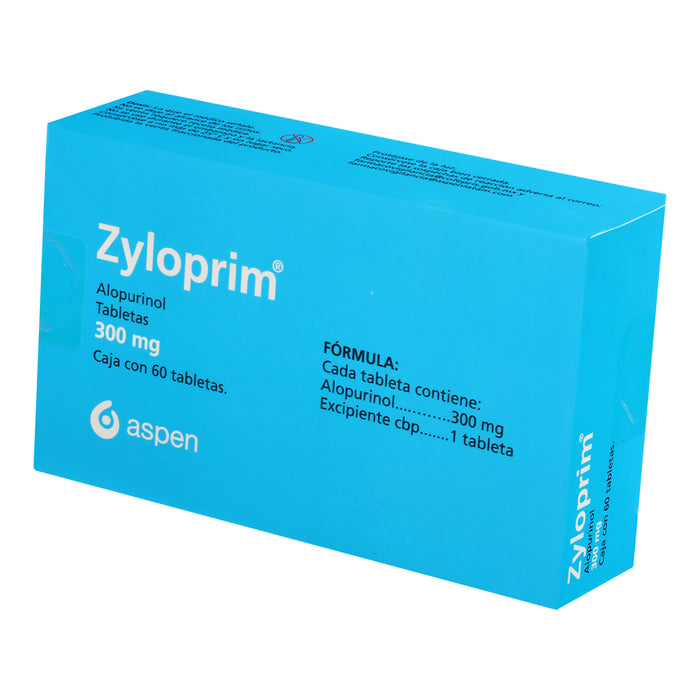 Zyloprim 300Mg Con 60 Tabletas (Alopurinol) 3 - 7502253072931