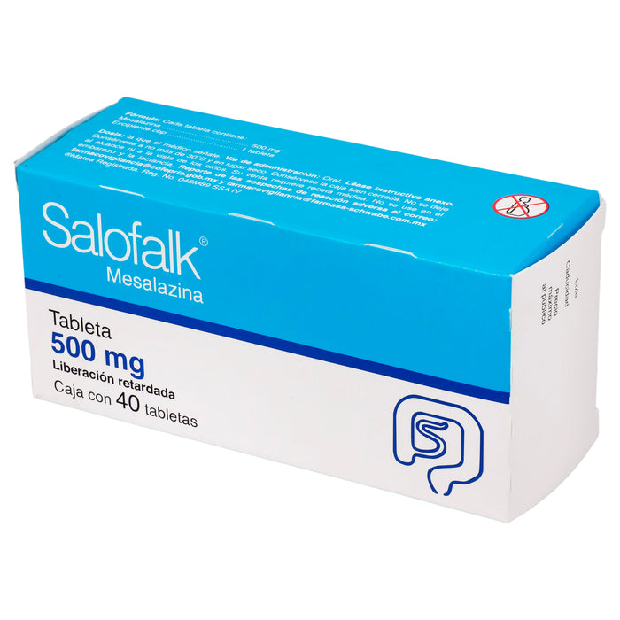 Salofalk 500Mg Con 40 Tabletas (Mesalazina) 3 - 7501168810713