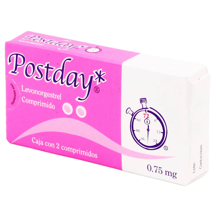 Postday 0.75Mg Con 2 Comprimidos (Levonorgestrel) - WeCare Pharma