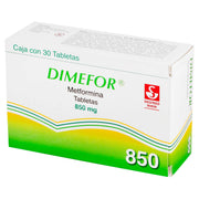 Dimefor 850Mg Con 30 Tabletas (Metformina) - WeCare Pharma