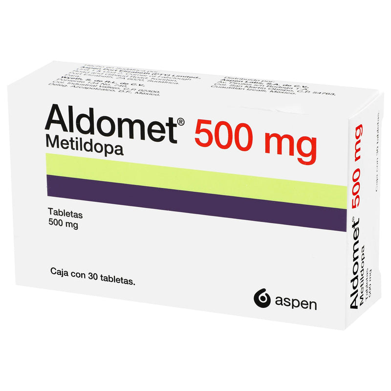 Aldomet 500Mg Con 30 Tabletas (Metildopa) - WeCare Pharma
