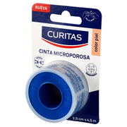 Cinta Microporosa Curitas Piel 2.5Cmx4.5Cm - WeCare Pharma