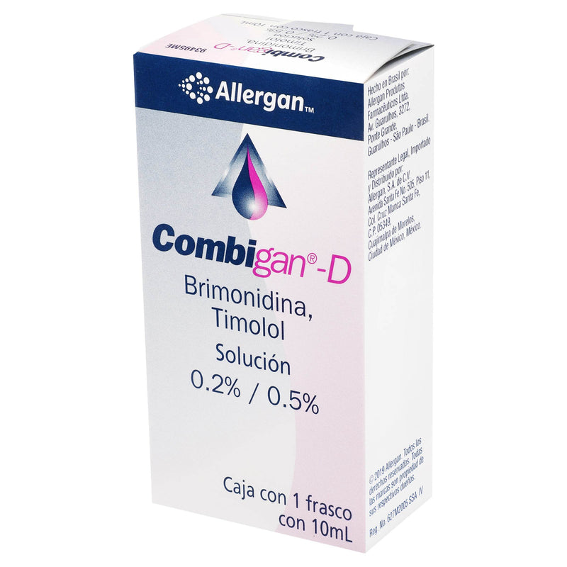 Combigan-D Gotas 0.2%/0.5% Frasco 10Ml (Brimodinina/Timolol) - WeCare Pharma