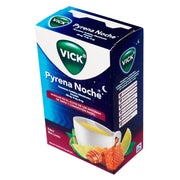 Vick Pyrena Noche Sobres 650Mg/10Mg/25Mg 10G Con 5 (Paracetamol/Fenilefrina/Difenhidramina) - WeCare Pharma