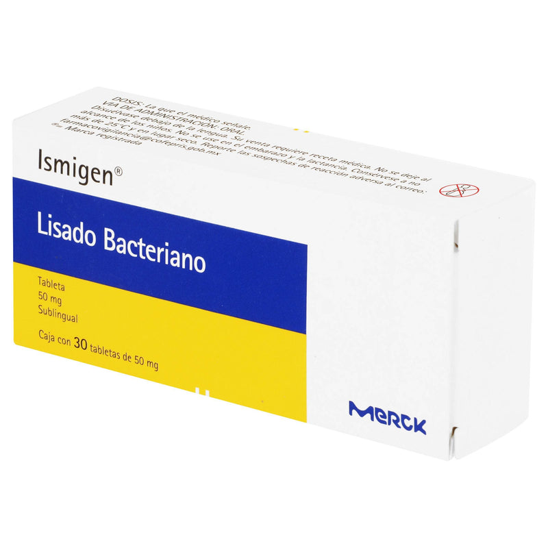 Ismigen (Lisado Bacteriano) Tabletas Sub 50Mg Con 30 - WeCare Pharma