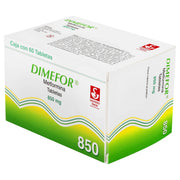 Dimefor 850Mg Con 60 Tabletas (Metformina) - WeCare Pharma