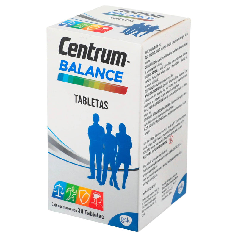 Centrum Balance Con 30 Tabletas (Multivitaminico) - WeCare Pharma