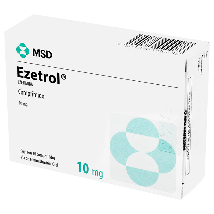 Ezetrol 10Mg Con 10 Tabletas (Ezetimiba) - WeCare Pharma
