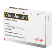 Venoferrum 100Mg/5Ml Con 1 Ampulas (Sacarato Ferrico) - WeCare Pharma