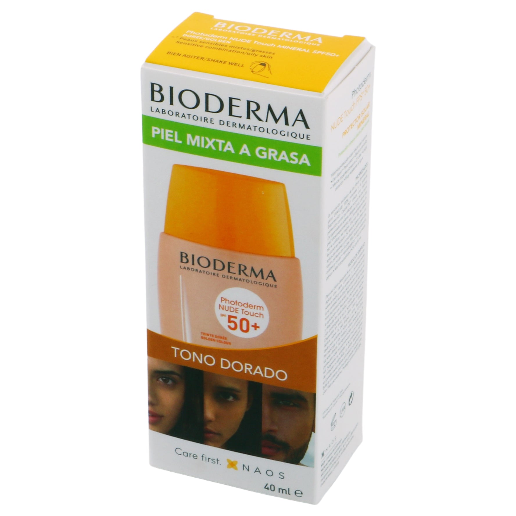 Bioderma Photoderm Nude Touch Tono Dorado Fps50 40Ml 2 - 3701129803462