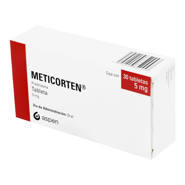 Meticorten 5Mg Con 30 Tabletas (Prednisona) - WeCare Pharma