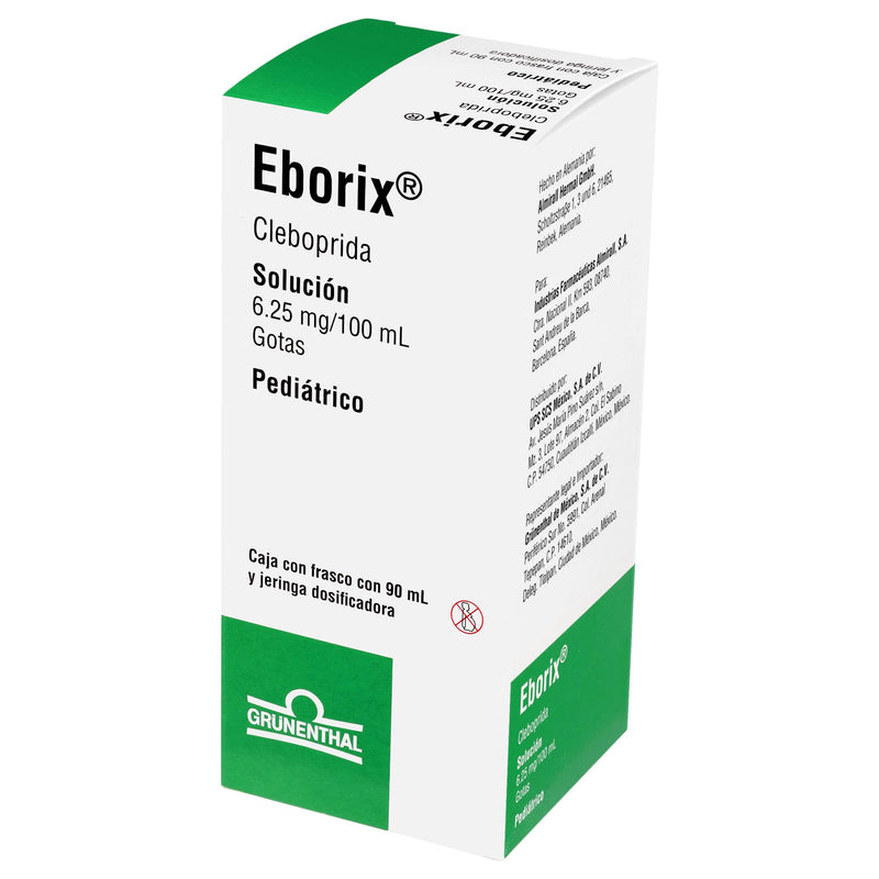 Eborix Solución 6.25Mg/100Ml Frasco 90Ml (Cleboprida) - WeCare Pharma
