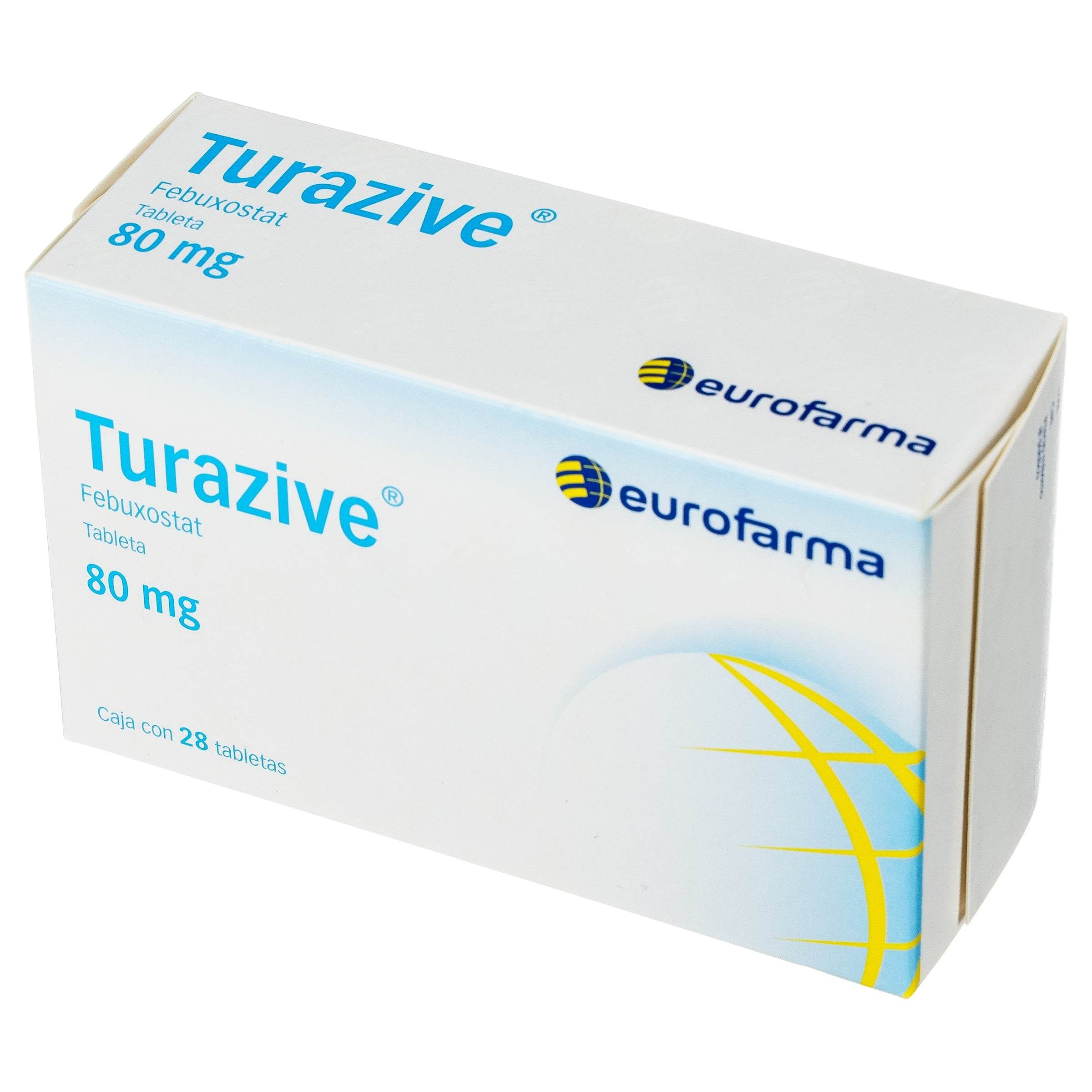 Turazive (Febuxostat) 80Mg Tabletas Con 28 Euro — WeCare Pharma