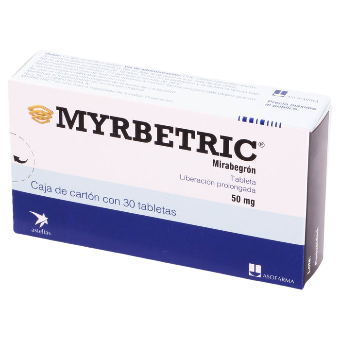 Myrbetric 50Mg Con 30 Tabletas (Mirabegron) - WeCare Pharma