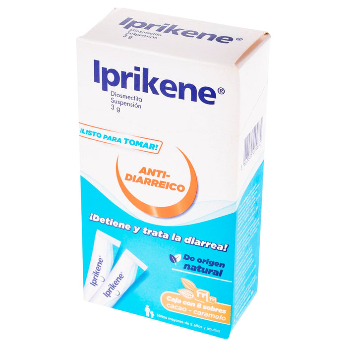 Iprikene Suspensión Antidiarreico Cacao Caramelo 3G Sobres Con 8 - WeCare Pharma