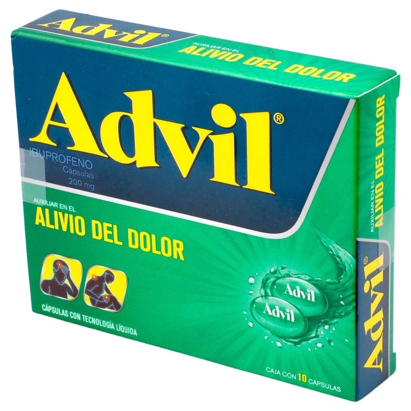Advil Fastgel 200Mg Con 10 Capsulas (Ibuprofeno) - WeCare Pharma