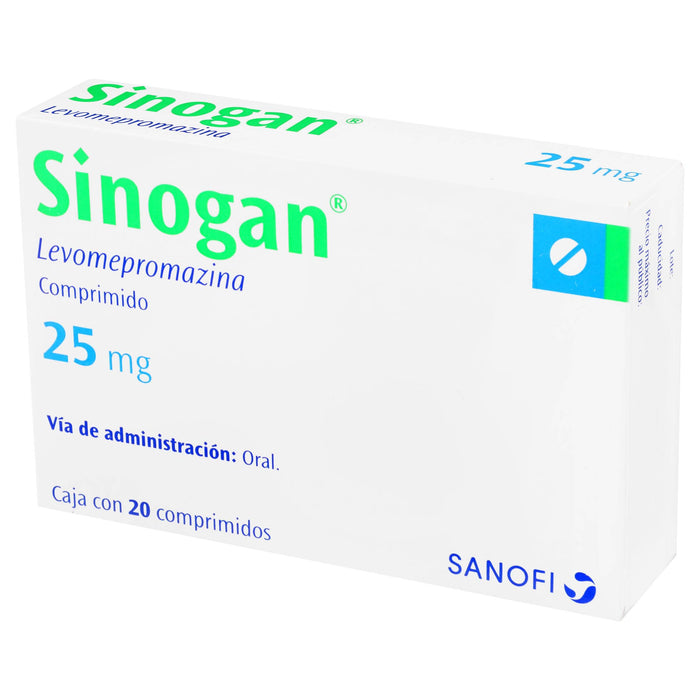 Sinogan (Levomepromazina) Tabletas 25Mg Con 20 - WeCare Pharma