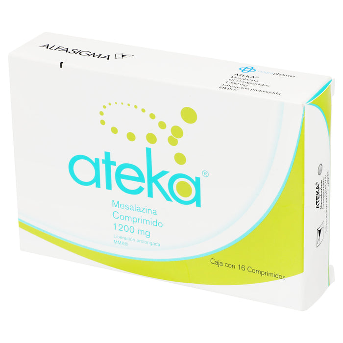 Ateka 1200Mg Con 16 Comprimidos (Mesalazina) 3 - 8020030000032