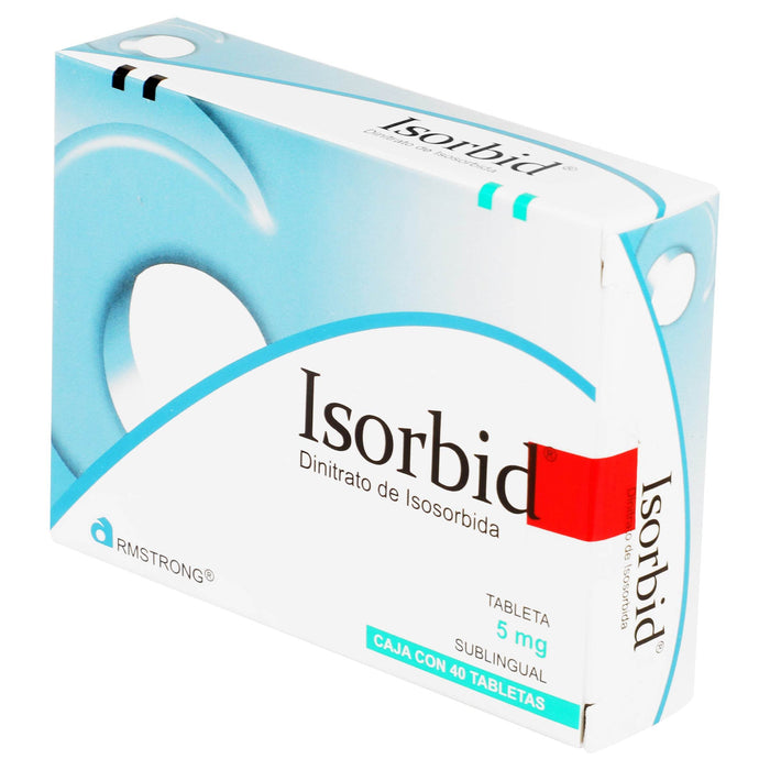Isorbid Sl 5Mg Con 40 Tabletas (Dinitrato De Isosorbida) - WeCare Pharma