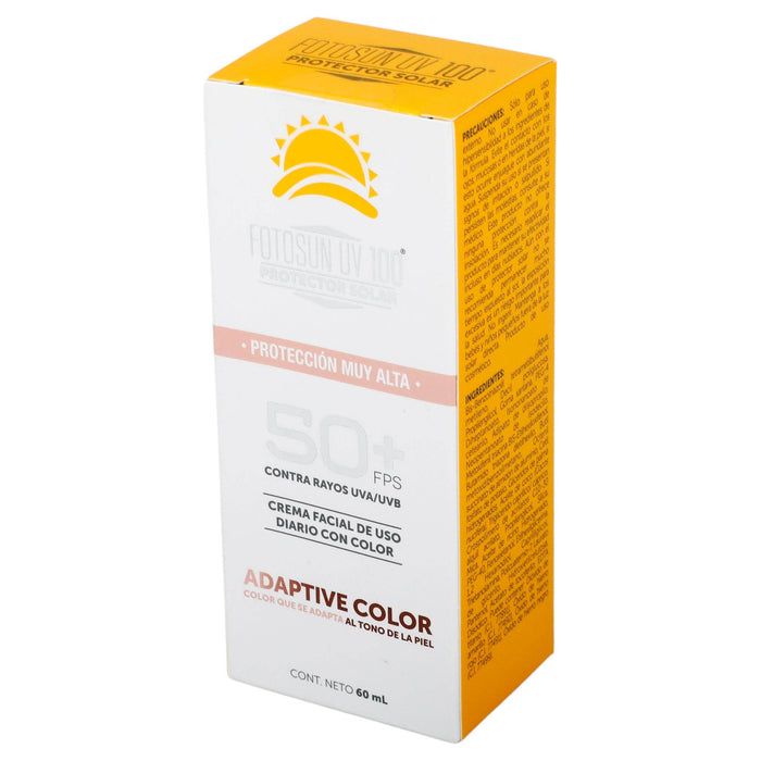 Bloqueador Fotosun Uv Con Color 100 Fps50 Crema 60Ml - WeCare Pharma