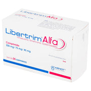 Libertrim Alfa 200Mg/75Mg/45Mg Con 24 Tabletas (Trimebutina/Simeticona/Galactosidasa) - WeCare Pharma