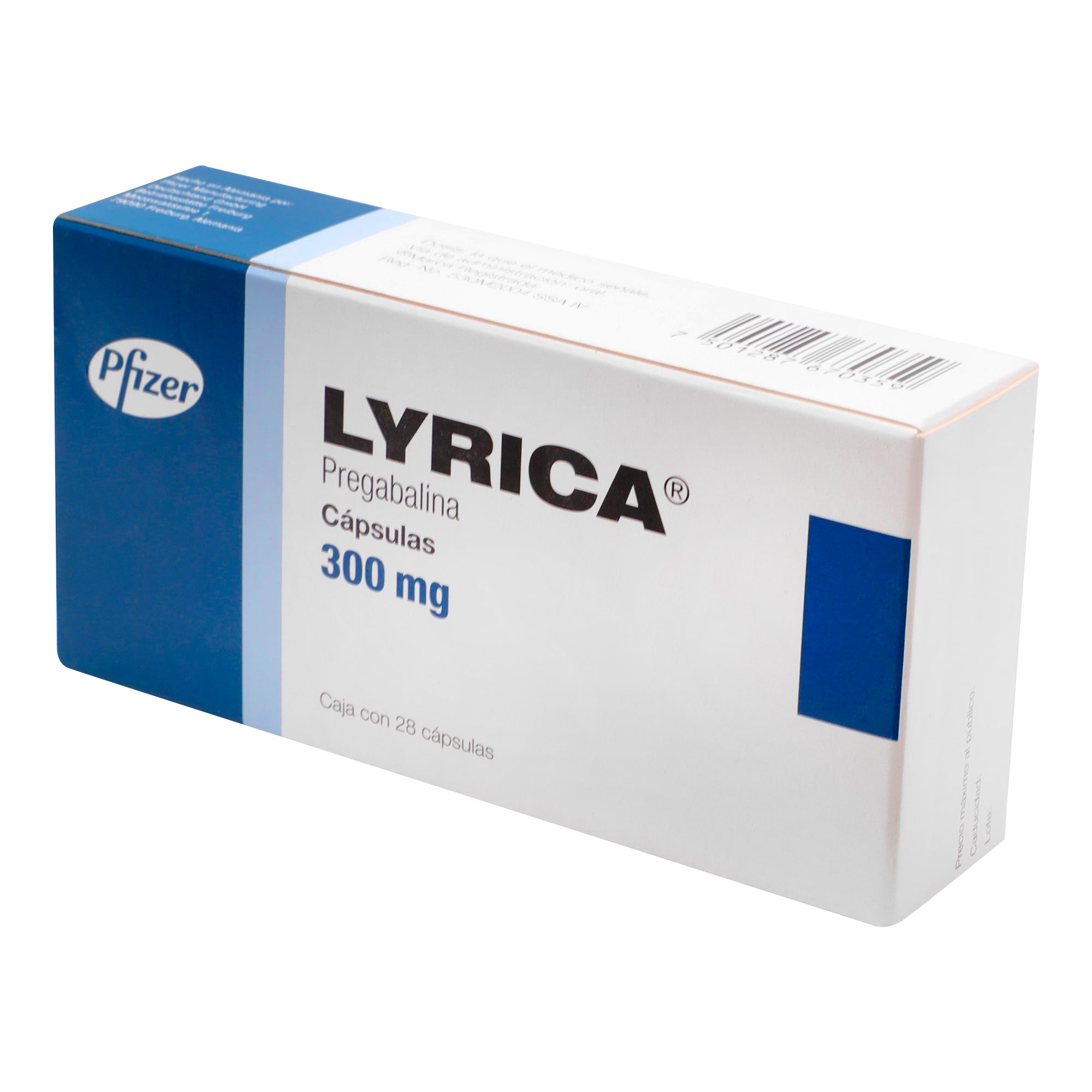 Lyrica 300Mg Con 28 Capsulas (Pregabalina) 3 - 7501287670359