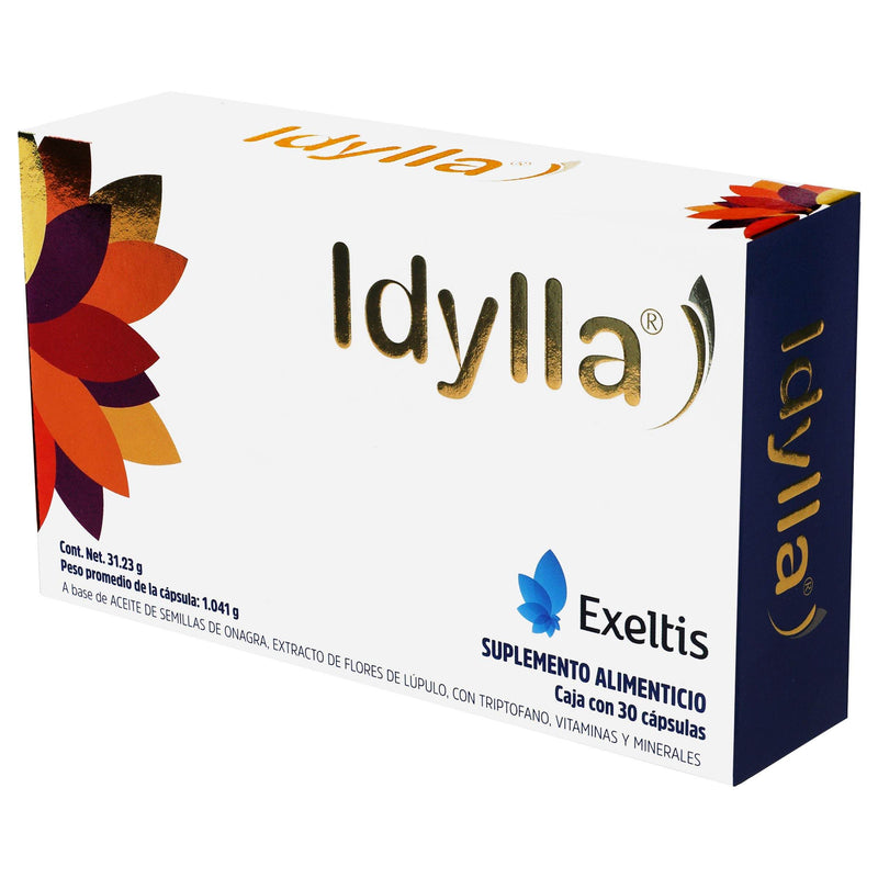 Idylla 31.23G Con 30 Capsulas (Onafra/Lupulo/Tritofano/Vitaminas Y Minerales) - WeCare Pharma