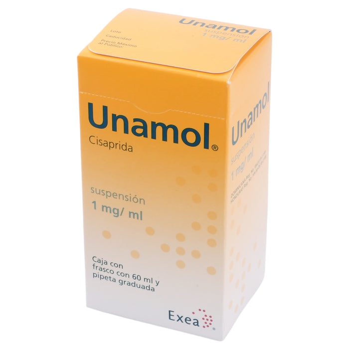 Unamol Suspensión 1Mg/Ml 60Ml (Cisaprida) 4 - 7501314704743