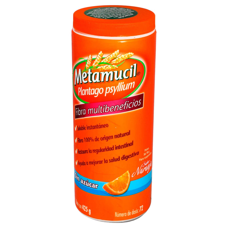 Metamucil Polvo 425G 72D Naranja (Plantago Psyllium) - WeCare Pharma