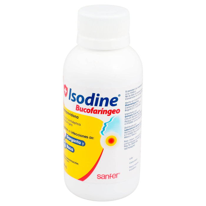 Isodine Bucofaringeo (Yodopovidona) Frasco Con 120Ml - WeCare Pharma