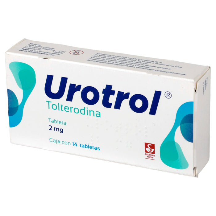 Urotrol 2Mg Con 14 Tabletas (Tolteridona) 4 - 7501300421944