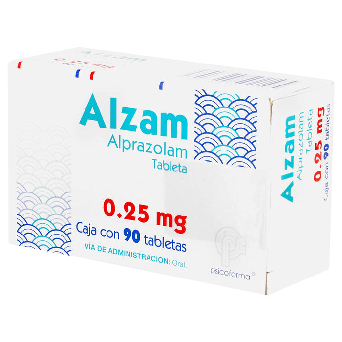 Alzam (Alprazolam) Tabletas 0.25Mg Con 90 - WeCare Pharma