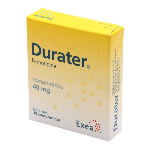 Durater 40Mg Con 10 Comprimidos (Famotidina) 3 - 7501314704644