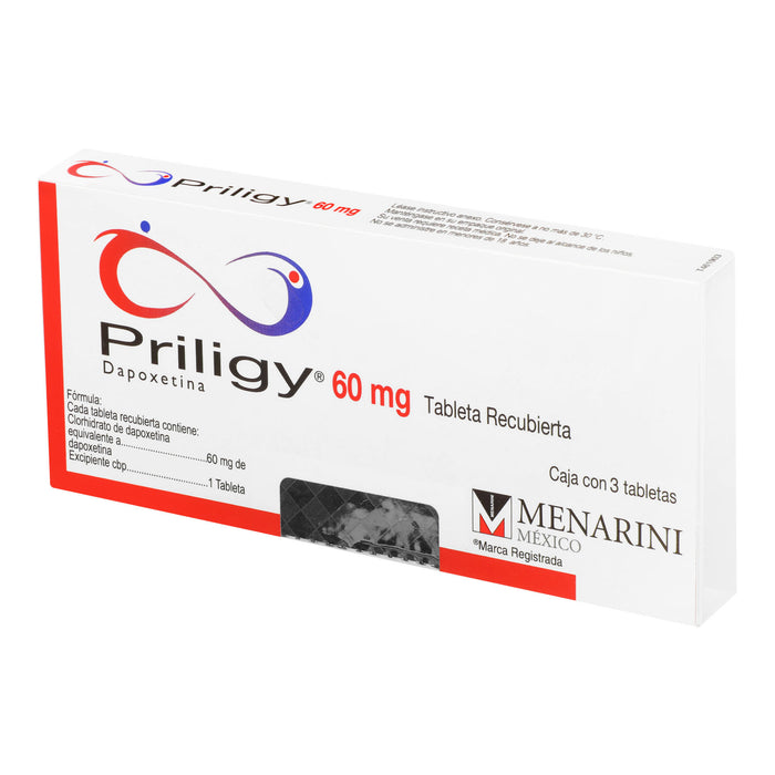 Priligy 60Mg Con 3 Tabletas (Dapoxetina) 3 - 7503013834011