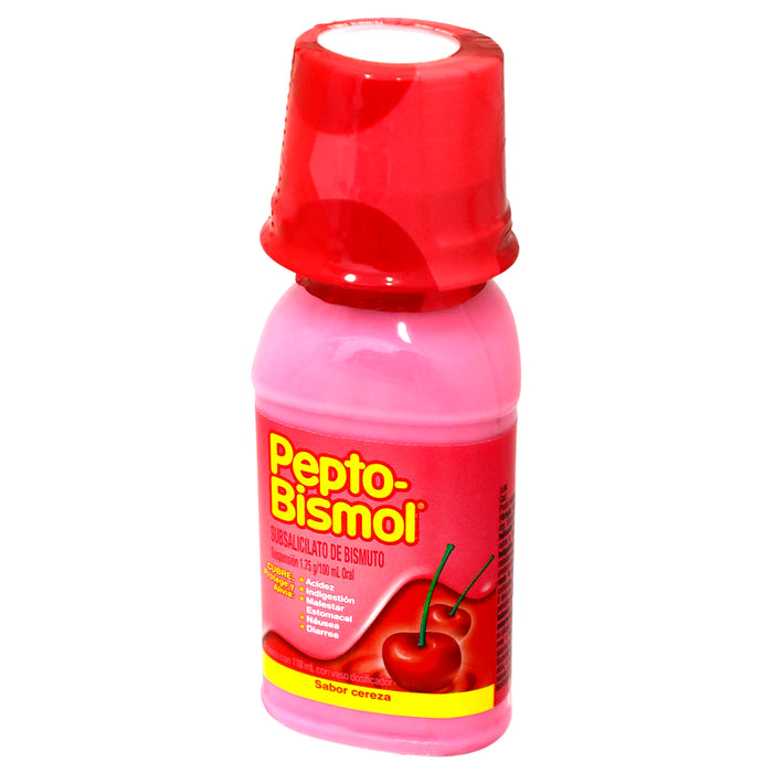 Pepto Bismol Suspensión 1.75Mg/100Ml 118Ml Cereza (Subsalicilato De Bismuto) 3 - 020800756440