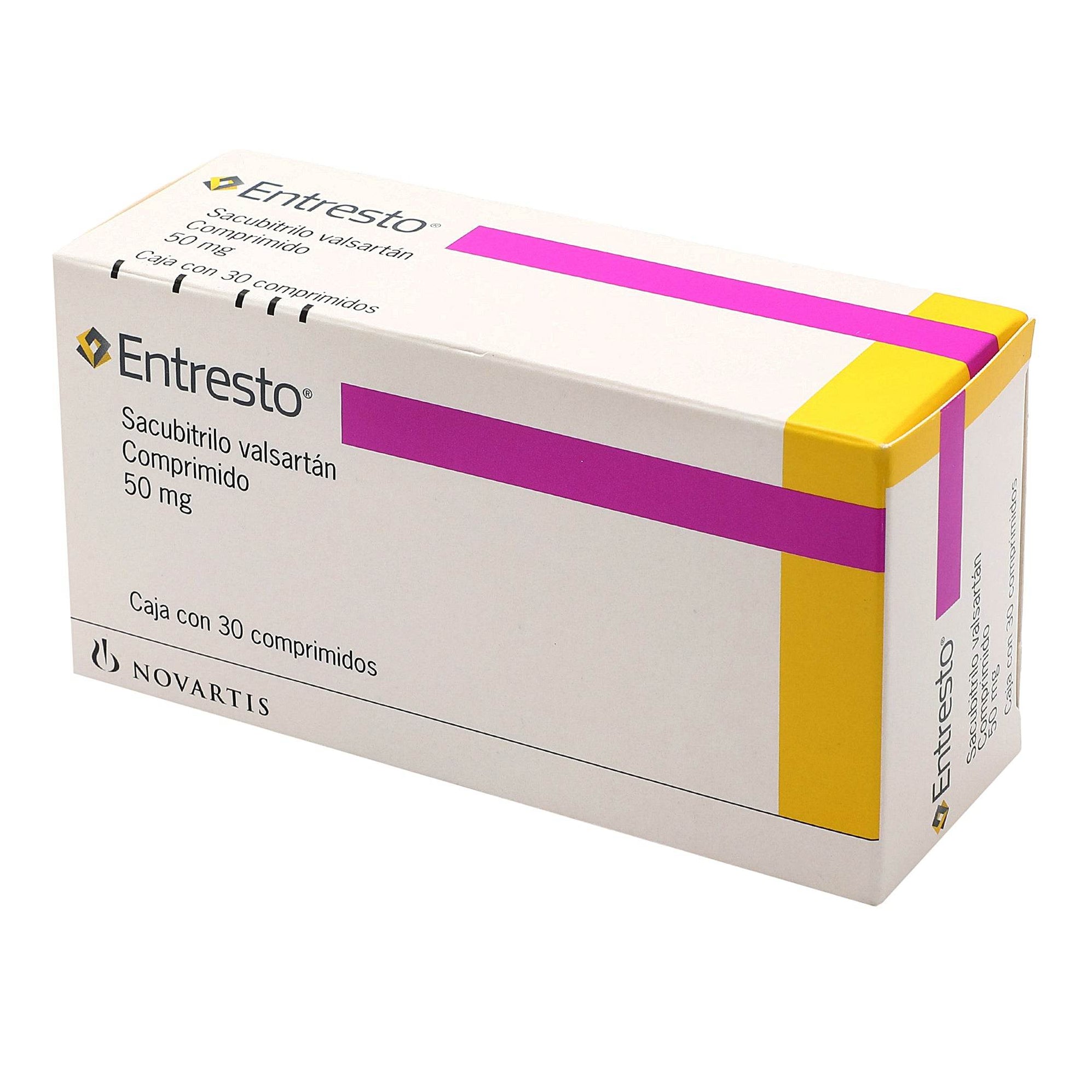 Entresto 50Mg Con 30 Comprimidos (Sacubitrilo Valsartan) — WeCare Pharma