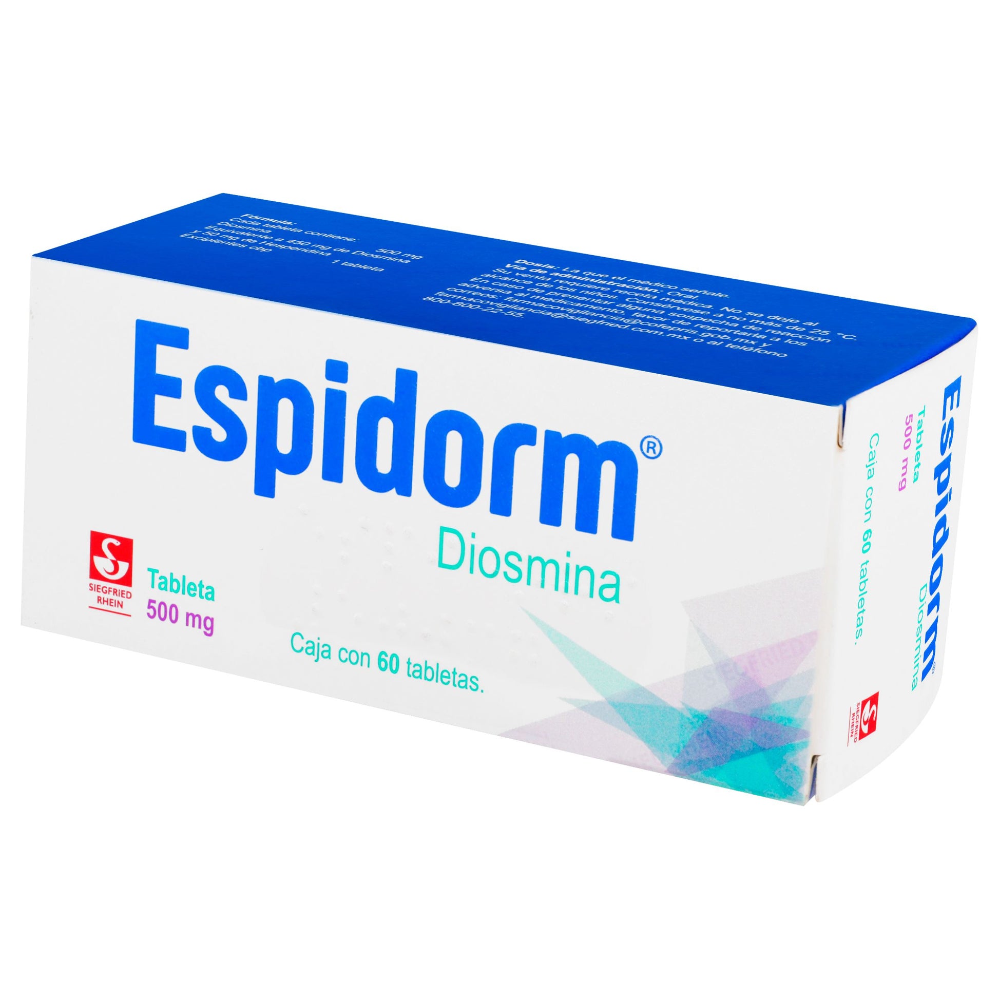 Espidorm 500Mg Con 60 Tabletas (Diosmina) 3 - 7501300421142