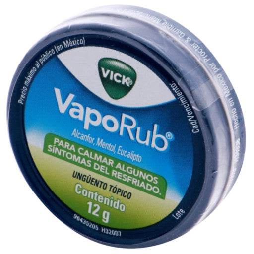 Vick Vaporub Lata 12G (Alcanfor/Mentol/Eucalipto) - WeCare Pharma