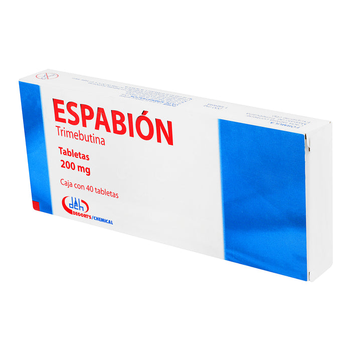 Espabion 200Mg Con 40 Tabletas (Trimebutina) 3 - 7501825300946