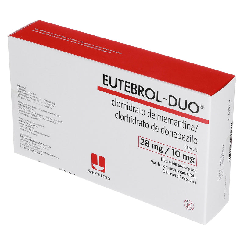 Etubrol-Duo (Memantina/Donepezilo) Capsulas 28Mg/10Mg Con 30 - WeCare Pharma