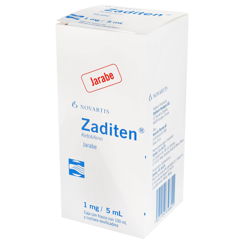 Zaditen Jarabe 1Mg/5Mg 100Ml (Ketotifeno) - WeCare Pharma